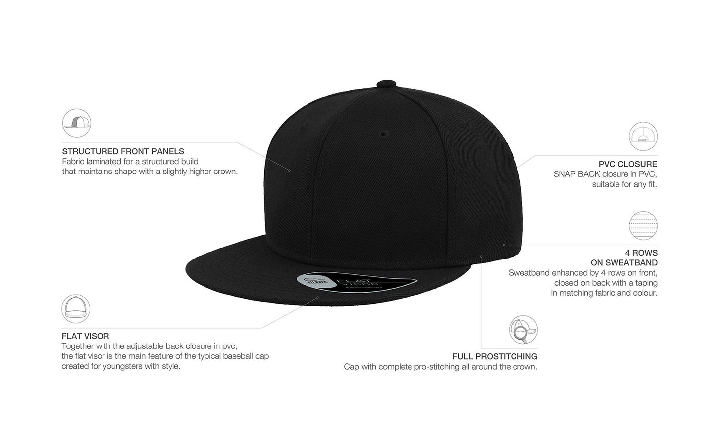 Șapcă Atlantis Snap Back Negru