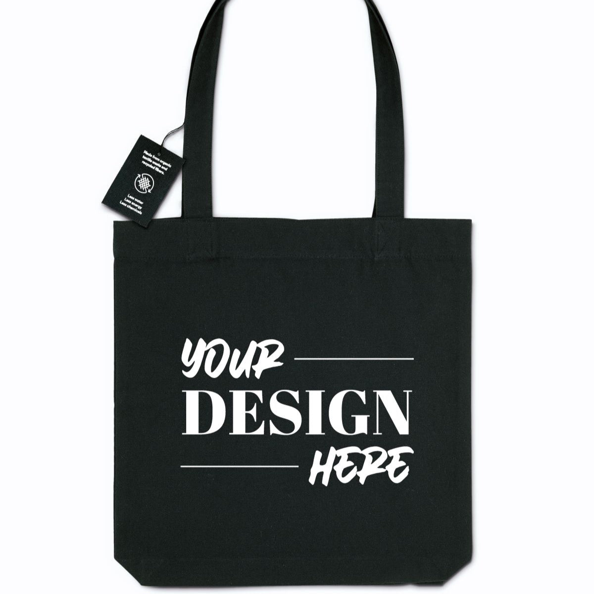 Tote Bag Negru 300gsm
