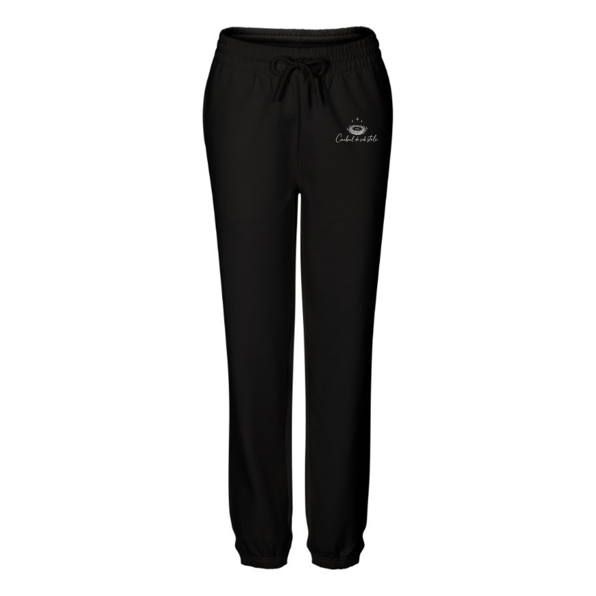 Pantaloni trening „Logo” - Negru