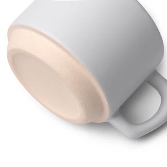 Cană ceramică cu tăviță bambus