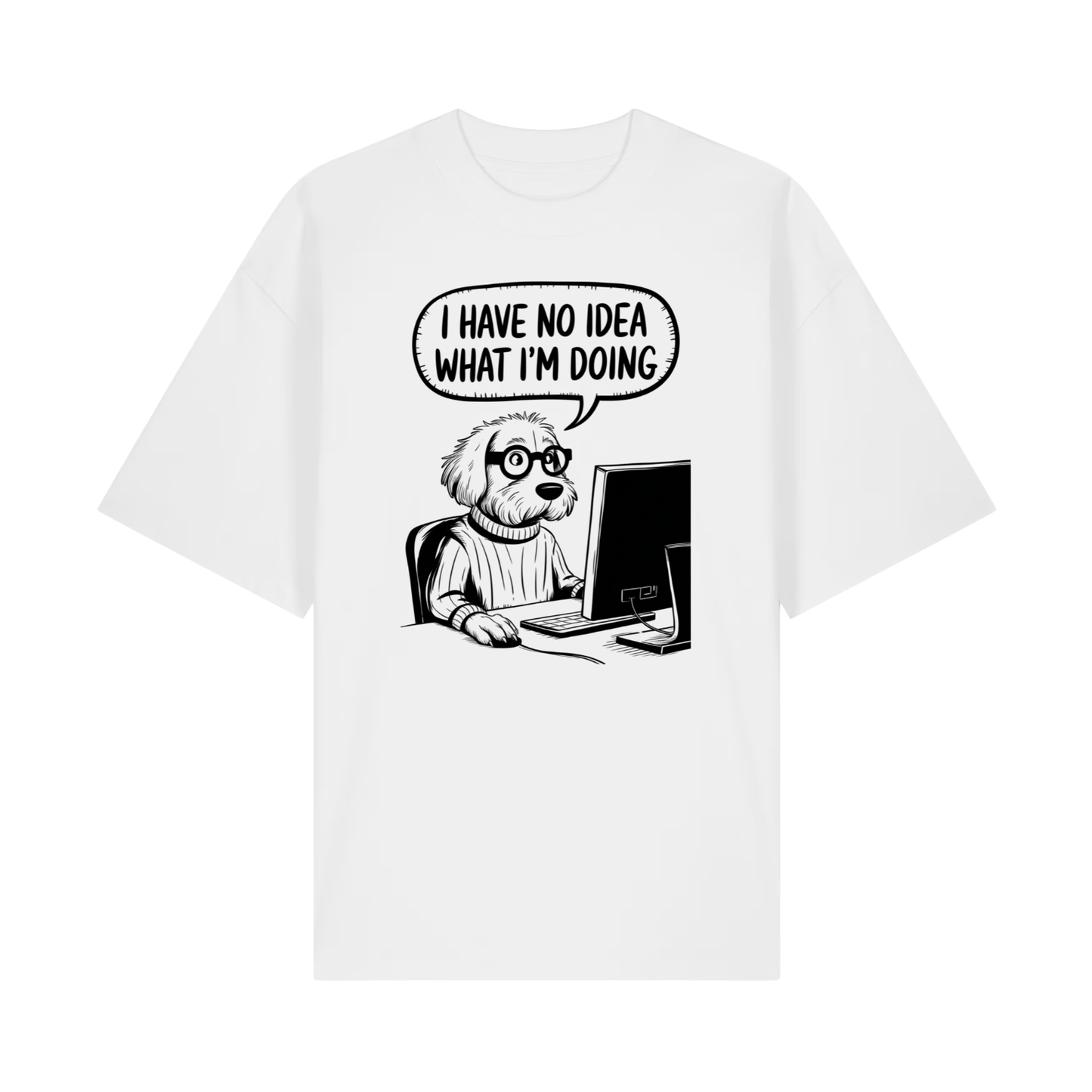 Tricou oversized No idea