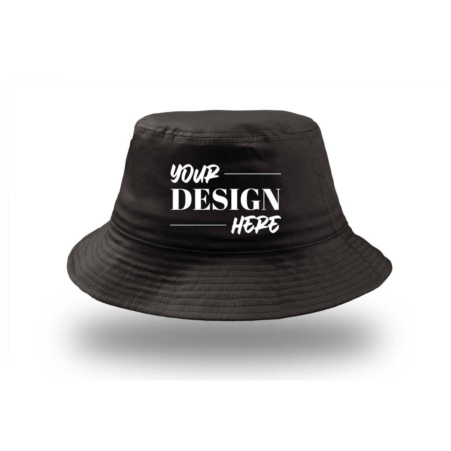 Bucket Hat Atlantis Cotton Negru