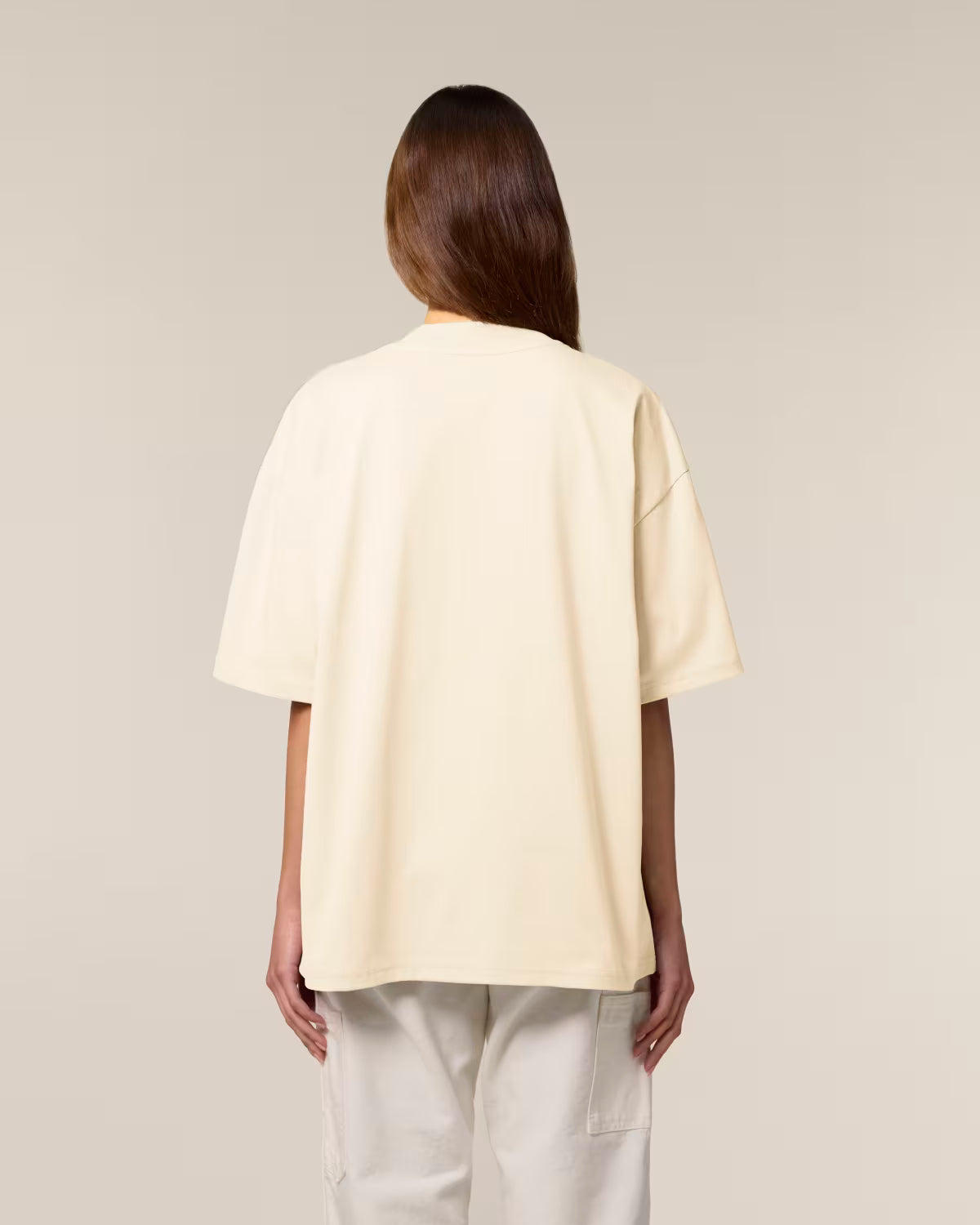 Tricou oversized Stanley Stella Blaster 2.0 Cream
