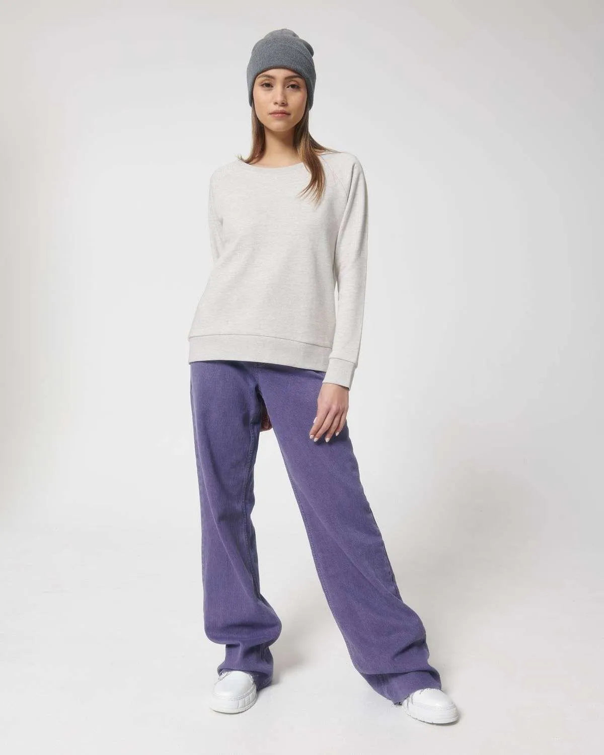 Sweatshirt Stanley Stella Dazzler Cream Heather Grey