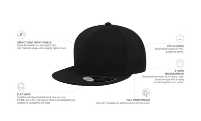 Șapcă Atlantis Snap Back Negru