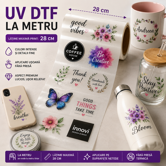 UV-DTF la metru