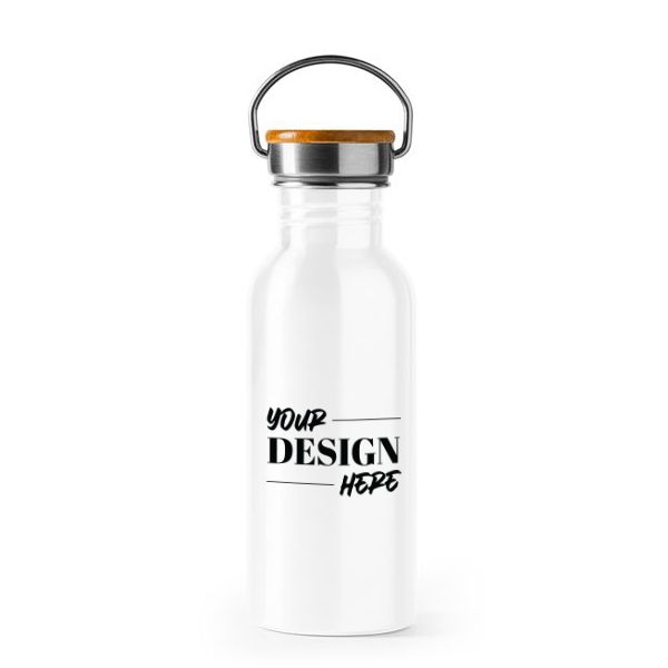 Bidon din inox și bambus personalizat