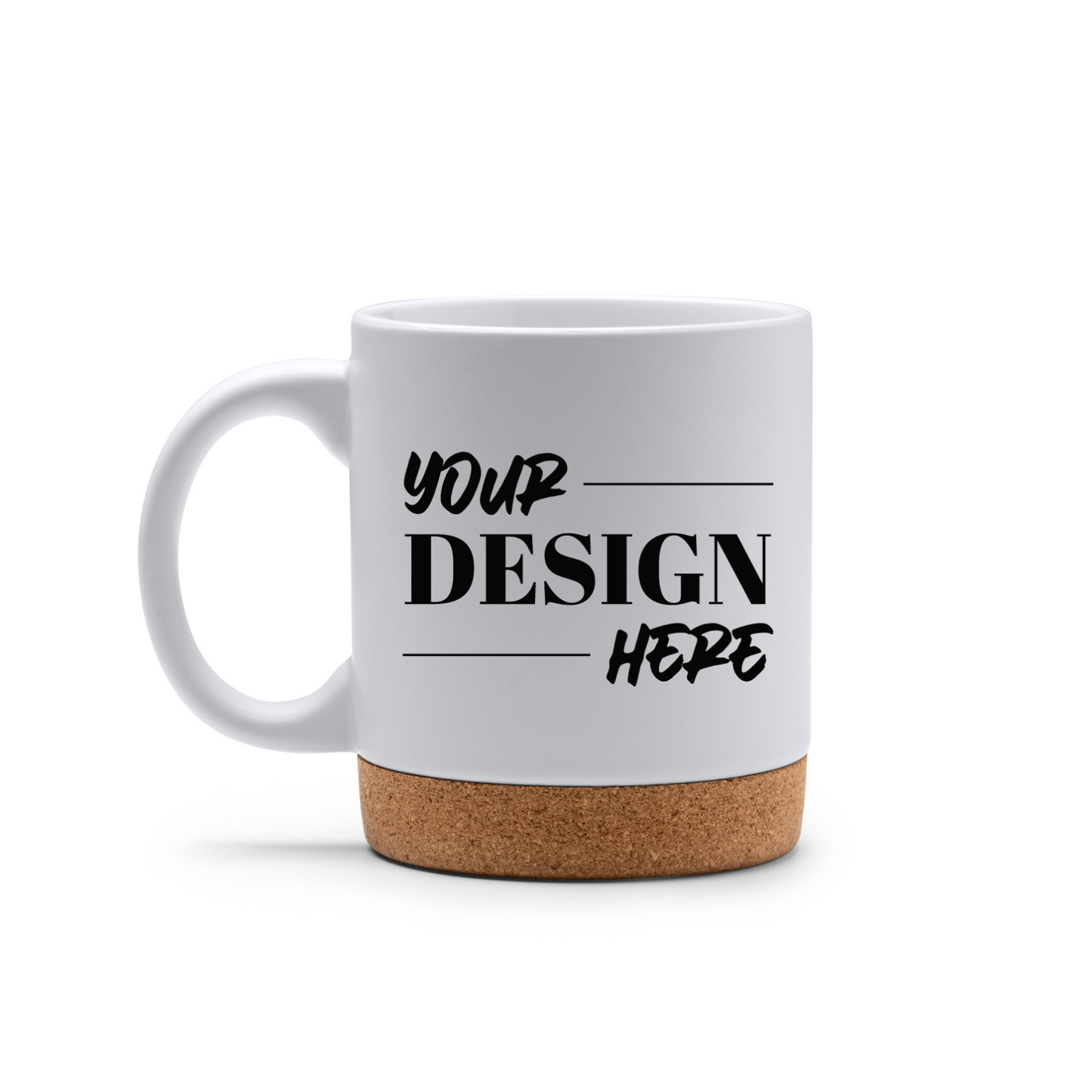 Cană ceramică cu bază din plută