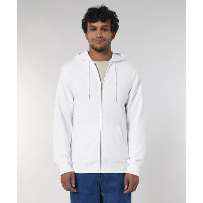 Hanorac cu fermoar Stanley Stella Connector White